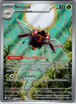 Ninjask 137/132 ME01: Mega Evolution - Pokemon Card - NM - Image 1