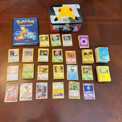 Pokemon Card Lot 600 Vintage 1996 Japanese Team Rocket Holos Binder Tin Bulk - Image 3