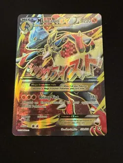Pokemon TCG M Lucario EX 55a/111 Alternate Art Full Art Promo Card NM - Image 1