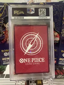 One Piece Japanese Card Game - Romance Dawn Crocodile Alt Art OP01-062 PSA 10 - Image 3