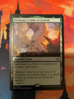MTG Modern Horizons 2 Yavimaya Cradle of Growth - Image 1