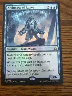 DDcards 🇨🇦 Mtg Magic The Gathering Foundations Archmage Of Runes Foil - Image 1