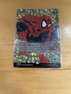 Arachnogenesis (Borderless) - Spider-Man - Magic: The Gathering 0031 NM - Image 1