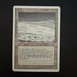 Magic the Gathering Tundra Dual Land Revised Moderately Played See Photos - Image 1