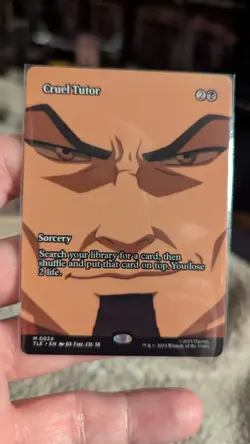 1x Cruel Tutor Borderless NM - Magic MTG TLA TLE Avatar x1 - Image 1