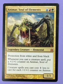 MTG Magic: Commander 2011: Animar, Soul of Elements #181/318 Mythic - NM - Image 1