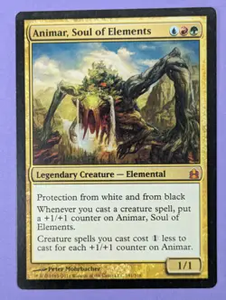 MTG Magic: Commander 2011: Animar, Soul of Elements #181/318 Mythic - NM - Image 3