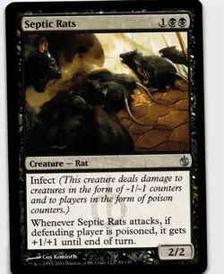 Septic Rats U Mirrodin Besieged 55 MBS - Image 1