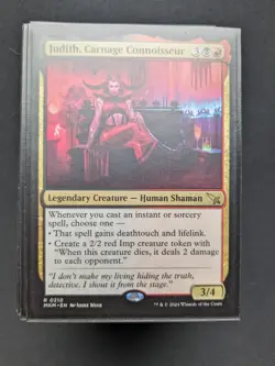 MTG EDH Commander Deck - Judith, Carnage Connoisseur - Rares - Board wipe Theme - Image 1