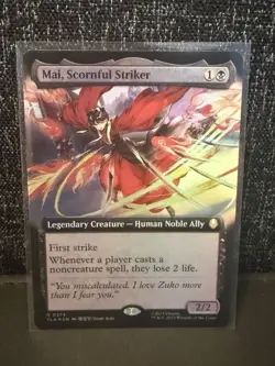 Mai, Scornful Striker (Extended Art) Avatar: The Last Airbender Foil - Image 1