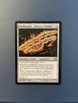 Oathkeeper, Takeno's Daisho - Champions of Kamigawa , Lightly Played - Image 1