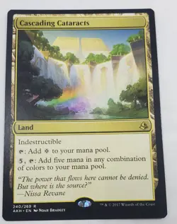 Cascading Cataracts - Near Mint 240/269 Amonkhet rare Nm/M Unplayed MTG - Image 1