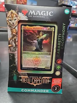 Streets of New Capenna Commander Deck - Cabaretti Cacophony MTG Brand New Sealed 195166121468 - Image 1