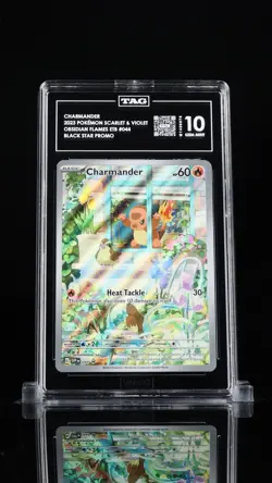 Charmamder 2023 Pokemon SV Obsidian Flames ETB #044 BS Promo TAG 10 GEM MINT - Image 1