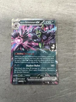 Pokemon TCG: SV10: Destined Rivals - Marnie's Grimmsnarl ex - (DRI) - 136/182 - Image 1