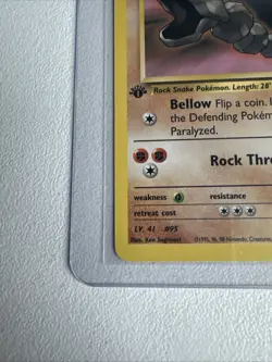 Brock’s Onix 1st Edition Gym Heroes 69/132 WOTC Vintage Pokemon - Image 3