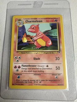 Charmeleon 37/110 Legendary Uncommon 2002 WOTC Vintage Pokemon - Image 1