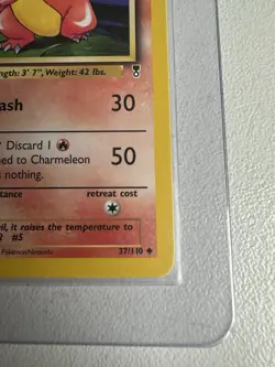 Charmeleon 37/110 Legendary Uncommon 2002 WOTC Vintage Pokemon - Image 5
