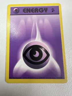 Psychic Energy 129/130 Base Set 2 WOTC Pokemon Vintage - Image 1