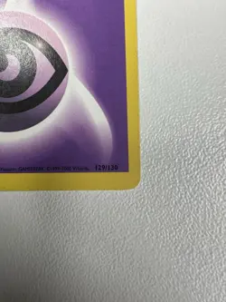 Psychic Energy 129/130 Base Set 2 WOTC Pokemon Vintage - Image 5