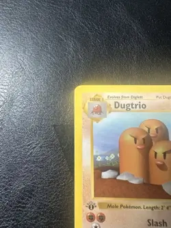 Dugtrio 19/102 1st Edition Base Set WOTC Vintage Pokemon - Image 3