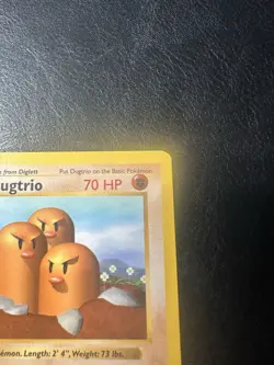 Dugtrio 19/102 1st Edition Base Set WOTC Vintage Pokemon - Image 4