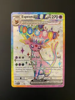 Pokemon Espeon ex 175 Prismatic Evolutions Premium Figure Collection Promo ?? - Image 1