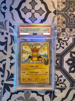 Pokemon PSA 10 Mega Tokyo's Pikachu #098/XY-P Center Tokyo Promo 2014 Japanese - Image 2