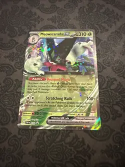 Pokemon Meowscarada ex SVP 033 Black Star Promo Ultra Rare Holo - Image 1