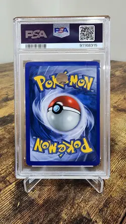 2002 Pokemon Expedition Pichu e-Reader Demo Glossy Back #58 PSA 8 LOW POP - Image 2