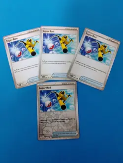 Super Rod 188/193 Paldea Evolved Reverse Holo & Base (X4) Pokemon TCG - Image 1