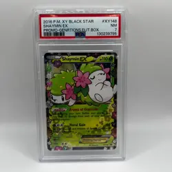 PSA 7 2016 Pokemon Shaymin EX Generations Elite Box #XY148 Black Star Promo - Image 1