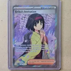 Pokemon TCG Erika's Invitation 196/165 Scarlet & Violet 151 Full Art Ultra Rare - Image 1