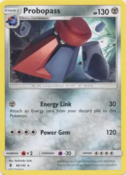 4X Probopass 86/145 Sun & Moon Guardians Rising Rare PERFECT MINT! Pokemon - Image 1