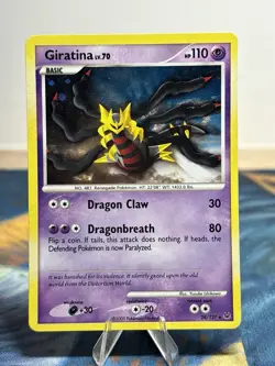 Giratina Lv. 70 28/127 DPPt Platinum Exclusive Holo Rare Pokemon SWIRL LP - Image 1