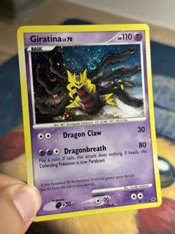 Giratina Lv. 70 28/127 DPPt Platinum Exclusive Holo Rare Pokemon SWIRL LP - Image 4