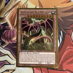 Yugioh Slifer the Sky Dragon MVP1-ENG57 Gold Rare 1st Ed NM - Image 1