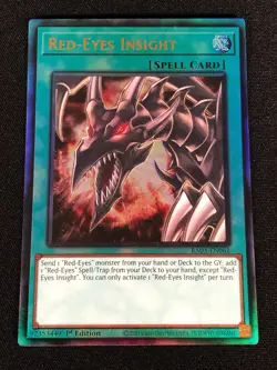 Yugioh Red-Eyes Insight RA03-EN061 1st Ultimate (NM) - Image 1