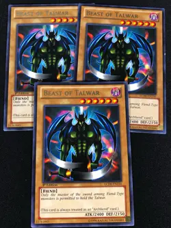 Yugioh Beast of Talwar LCJW-EN236 1ST Rare x3 (NM) - Image 1
