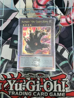 Number 106: Giant Hand Quarter Century Secret Rare RA04-EN066 Yugioh - Image 1
