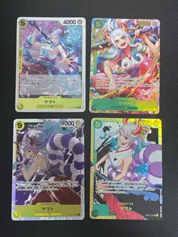 One Piece Card Game TCG OP01-121 SEC Yamato 4 pieces Bandai Japan Prism Special - Image 1