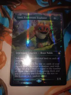 Loot, Exuberant Explorer (Borderless) (Mana Foil) Foundations Foil - Image 4