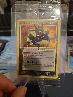 Greninja SWSH144 Black Star Promo Perfect Swirl ?? Pokemon Card Celebrations - Image 1