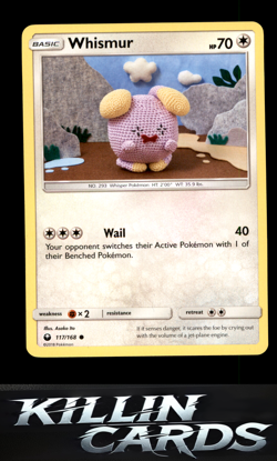 Whismur (117) 117/168 Pokemon Common SM - Celestial Storm Card LP - Image 1