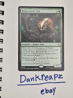 Badgermole Cub Prerelease Cards Foil - Image 1