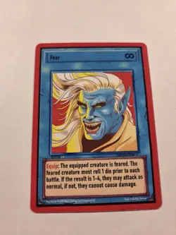 Fear 051/150 Epic Rarity Ward Trading Card Generation 1 - Image 1