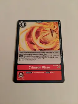 Digimon Card Game CCG: "Crimson Blaze" BT8-097 U - Image 1