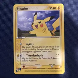 Pikachu 43/95 EX Team Magma vs. Team Aqua 2004 Common Pokemon Card LP - Image 1