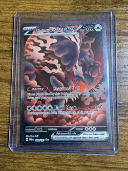 Pokemon TCG Bloodmoon Ursaluna EX Prismatic Evolutions Card 168/131 - Image 1