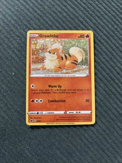 Pokemon TCG Growlithe Holo Pokemon Card 4/15 McDonald's Battle Match - Image 1